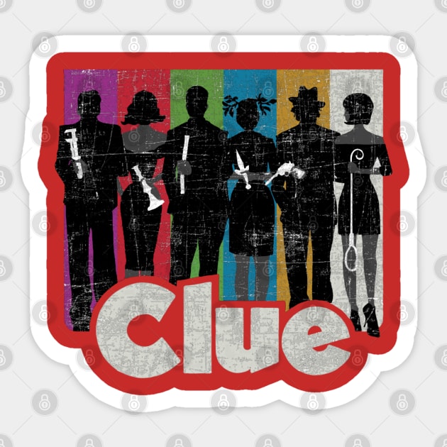 Clue movie t-shirt Sticker by Galank